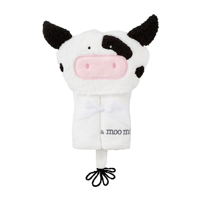Mud Pie Baby Cow Hooded Towel