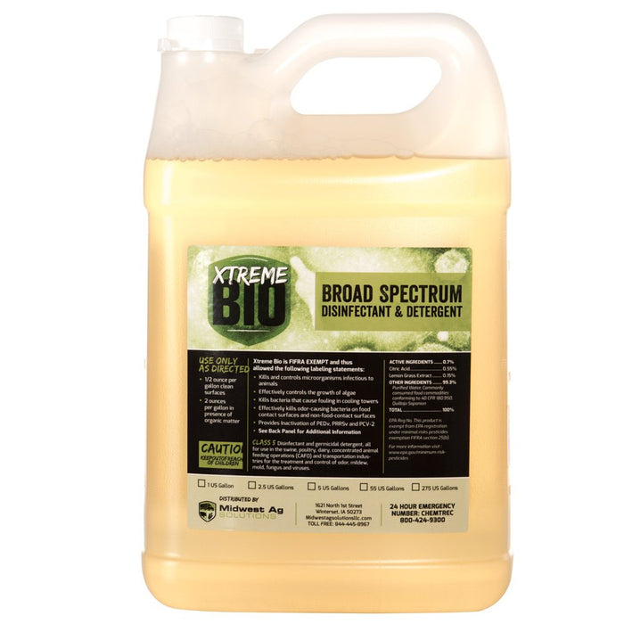 XTREME BIO Broad Spectrum Disinfectant Detergent Gallon