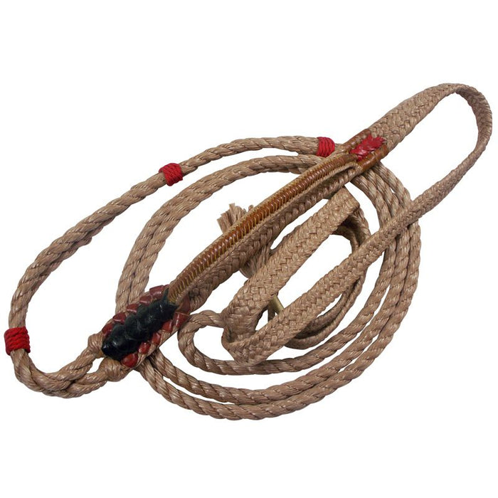 Barstow Pro Rodeo 9/7 Plait Full Leather Soft Tail Bull Rope