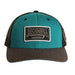 Men's Rock N Roll Cowboy Turquoise and Charcoal Logo Cap