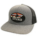 Red Dirt Hat Co Untamed Heather Gray and Black Cap
