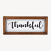 Thankful Wall Plaque