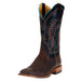 Men's Horsepower Distressed Bison 13"  Black Ranch Top Cowboy Boots