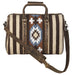Women's Ariat Overnight Duffle Bag with Brown Stripes