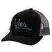 Lyles Black/Grey Mesh Adjustable Cap