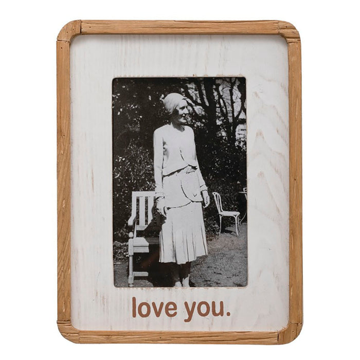Love You Wood Photo Frame