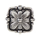 Rockin Out Jewelry 1 1/2" Square Scalloped Wild Flower Concho
