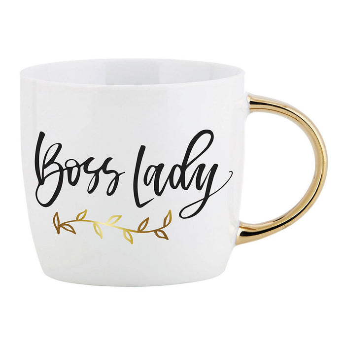Boss Lady with Gold Handle Mug