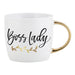 Boss Lady with Gold Handle Mug