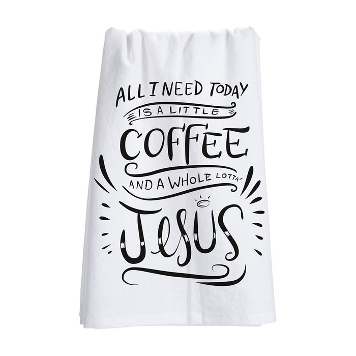 And A Whole Lot Of Jesus Dish Towel