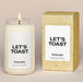 Homesick Let's Toast Candle