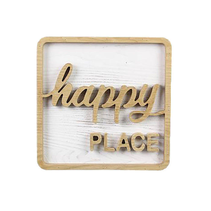 Happy Place 3D Wall Art