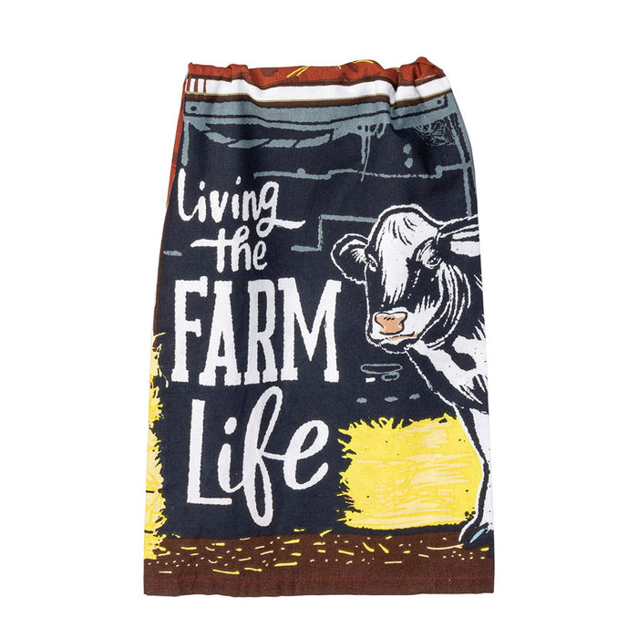 Living The Farm Life Dish Towel