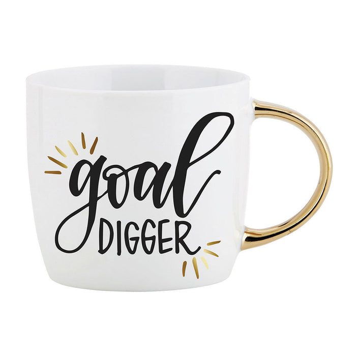 Goal Digger Gold Handle Mug