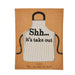 Mud Pie Shh... It's Take Out Apron