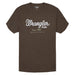 Wrangler Brown Logo Graphic T-Shirt