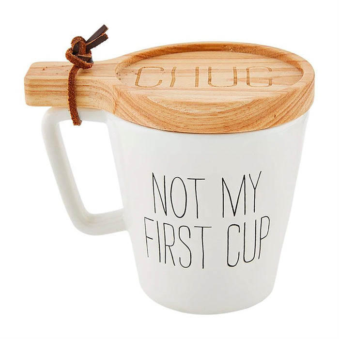 Not My First Cup Mug and Coaster Set