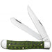 Case Knives Green and Black Fiber Weave Trapper CA50710