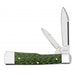 Case Knives Green and Black Fiber Weave Gunstock CA50715
