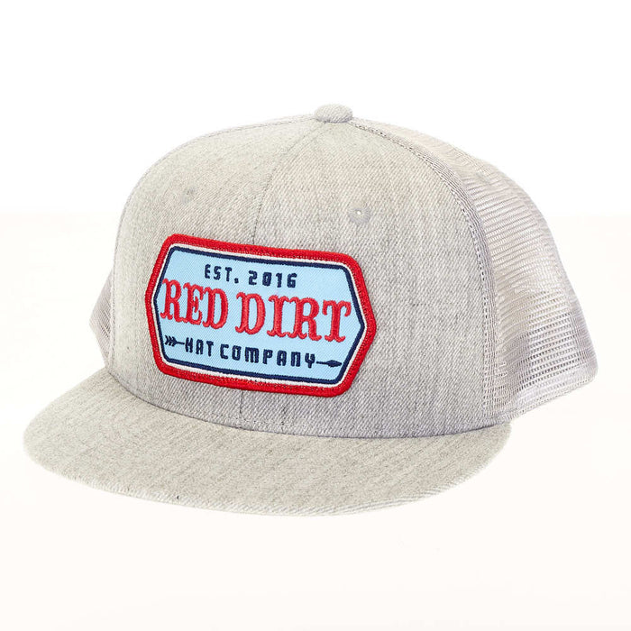 Red Dirt Hat Co Gray Highlife Patch Cap