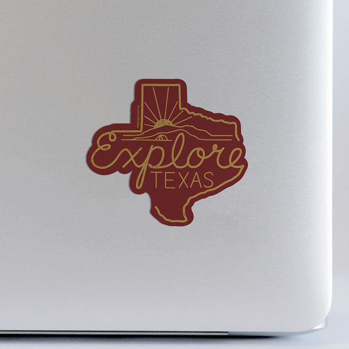 Explore Texas Sticker
