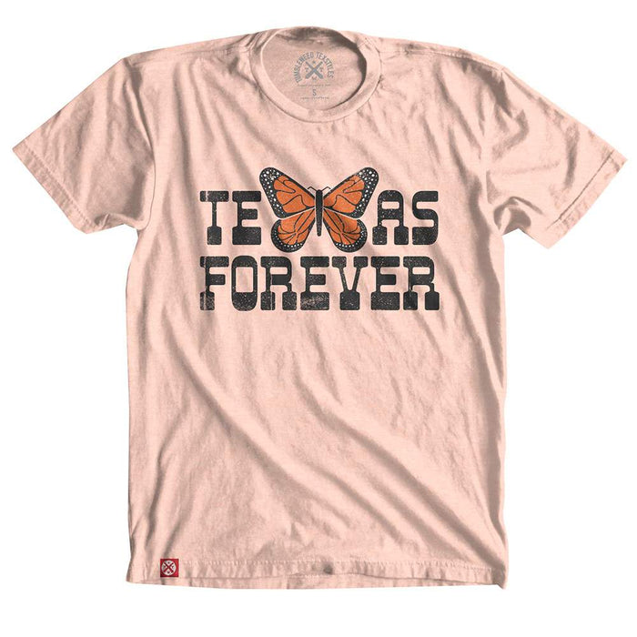 Texas Forever Monarch Butterfly Tee Shirt