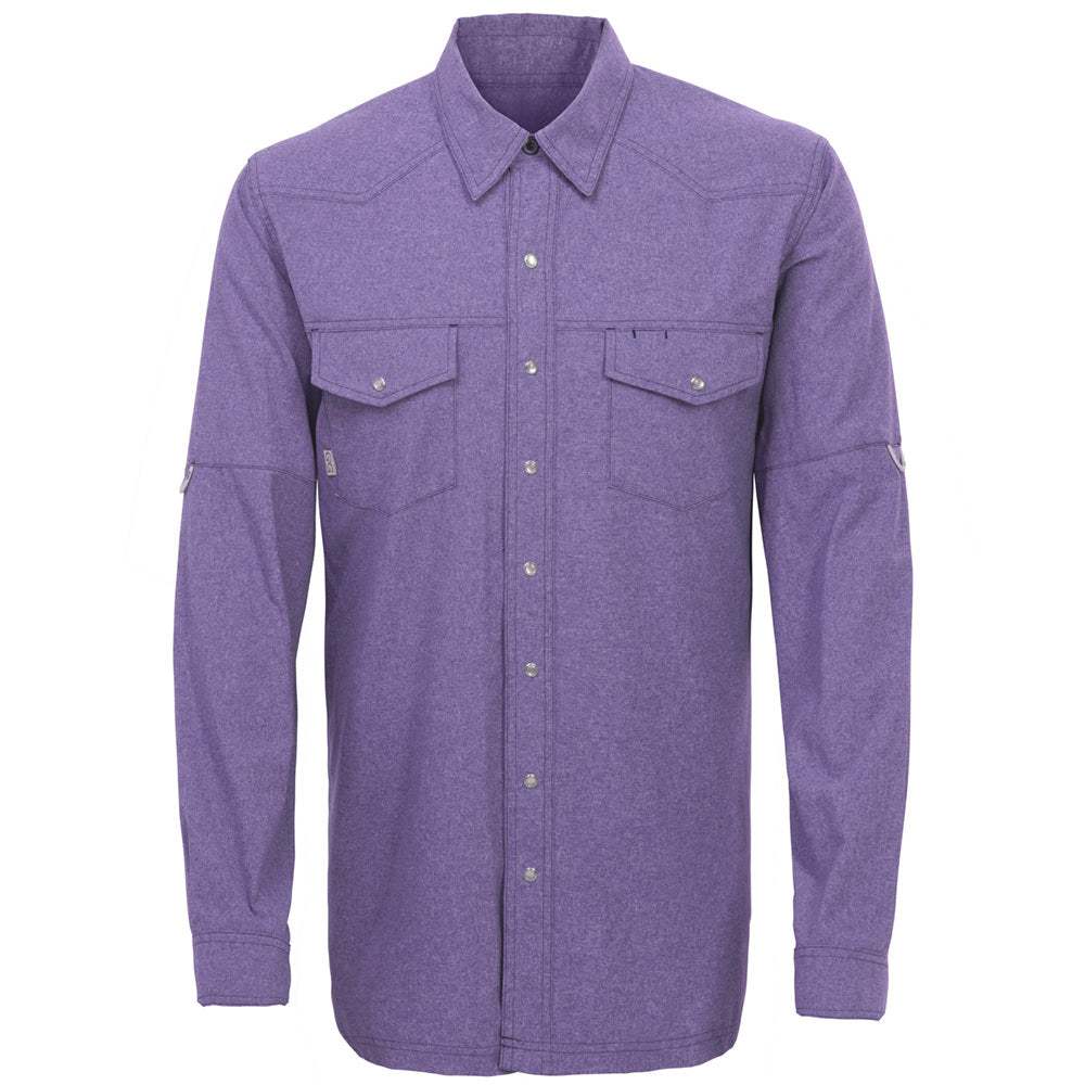 GameGuard Purple Pearl Snap Shirt