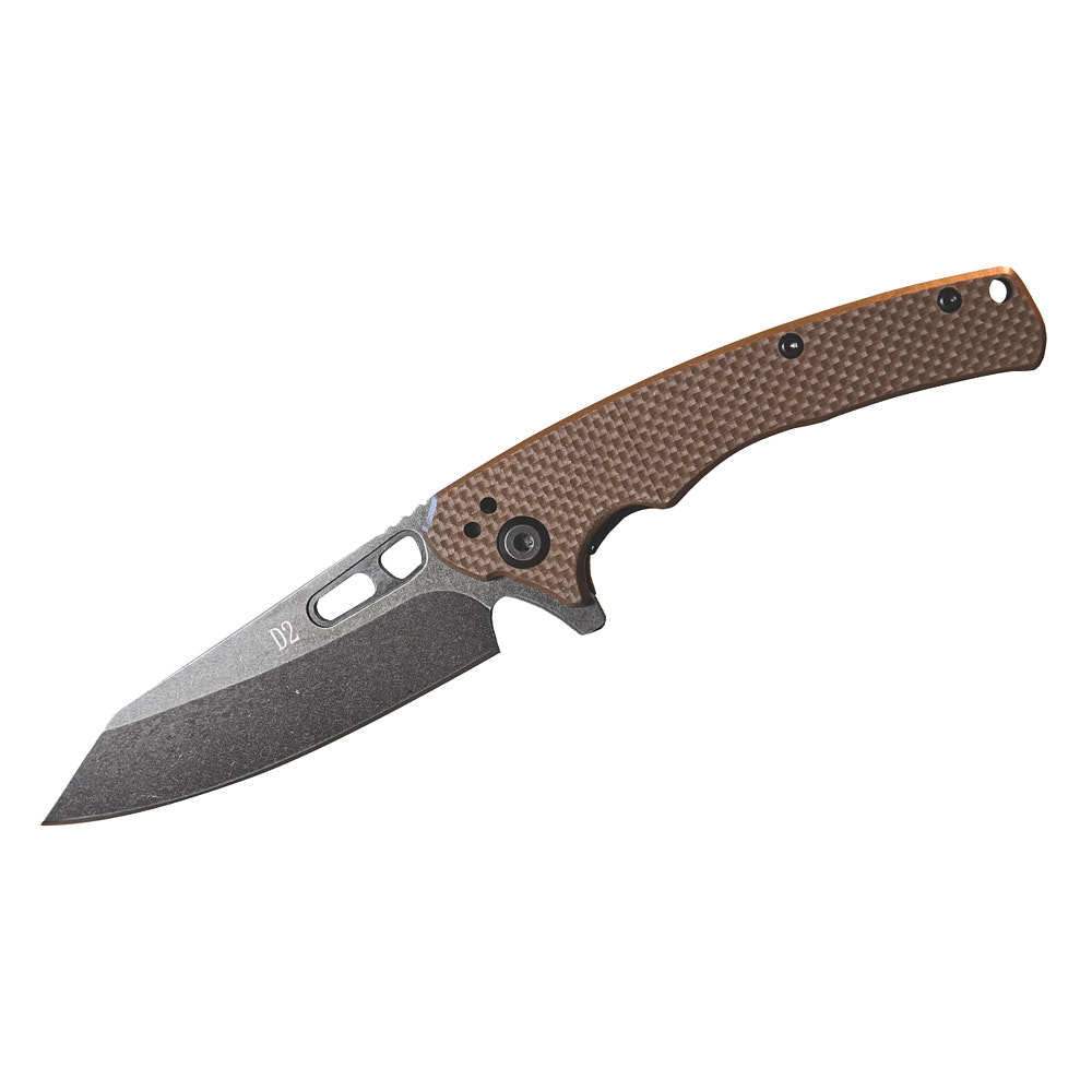 ABKT Ignite Ball Bearing Folder Knife - Tan AB065T