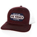 NRS Maroon and White Decatur Texas Cap