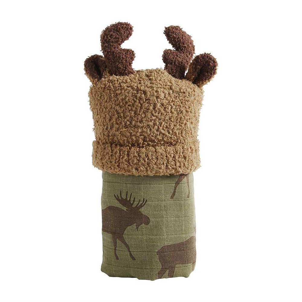 Mud Pie Moose Swaddle and Cap Set — NRS