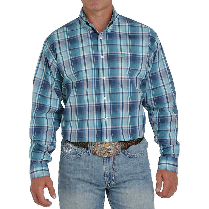 Men's Cinch Plaid Button Up Shirt
