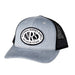 NRS Logo Grey and Black Mesh Back Cap