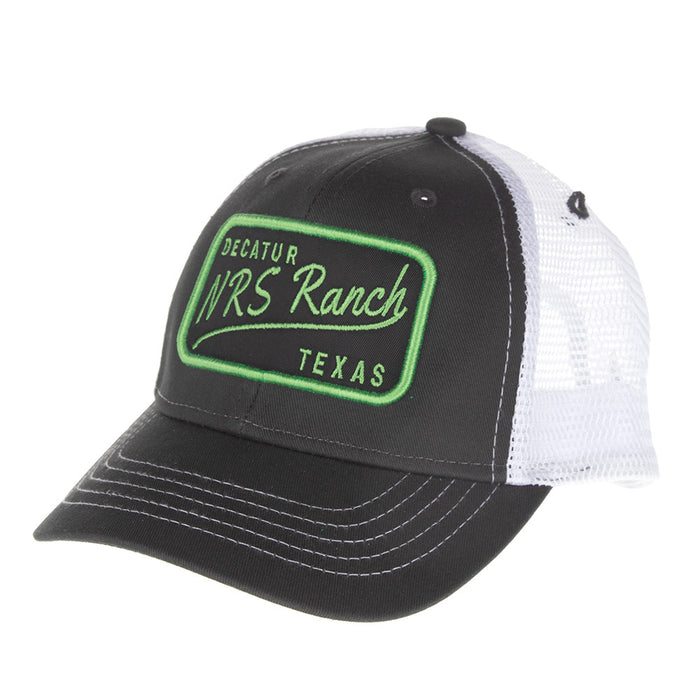 NRS Ranch Youth Gray/White w/Lime Logo Cap