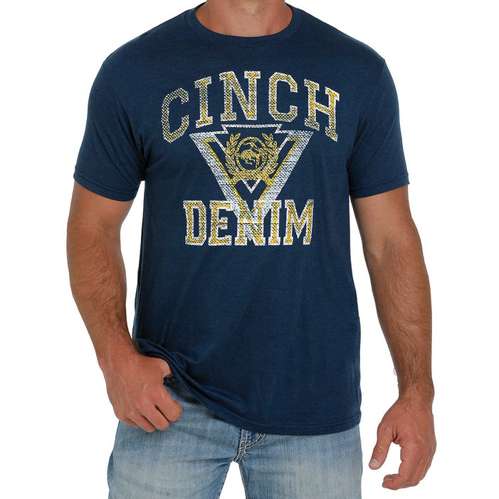 Cinch Men's Navy Logo Graphic T-Shirt