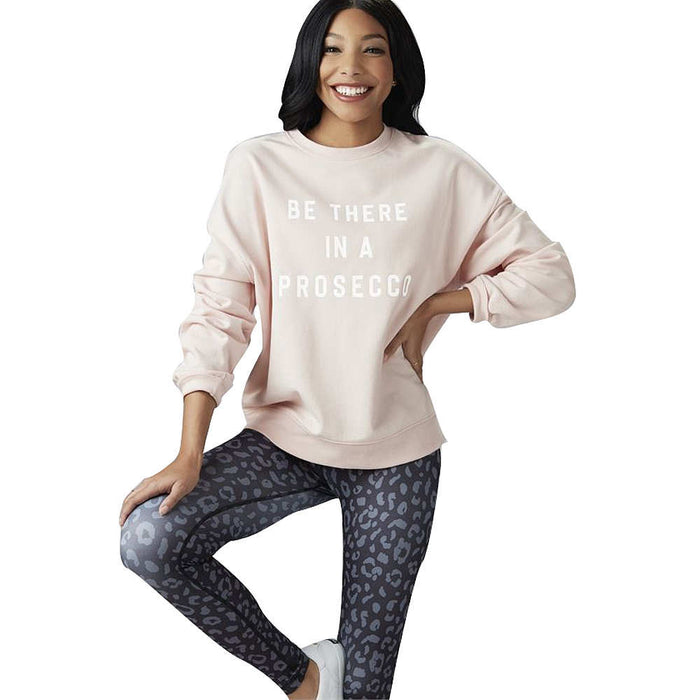 Women's Mud Pie Allie Graphic Blush Sweatshirt