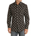 Men's Rock N Roll Cowboy Vintage 46 Black Floral Snap Shirt