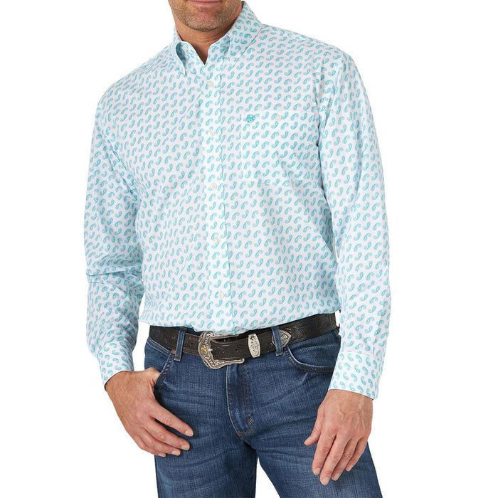 Men's Wrangler Classic Long Sleeve Button Up Shirt