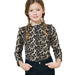 Girl's Hayden Leopard Knit Top