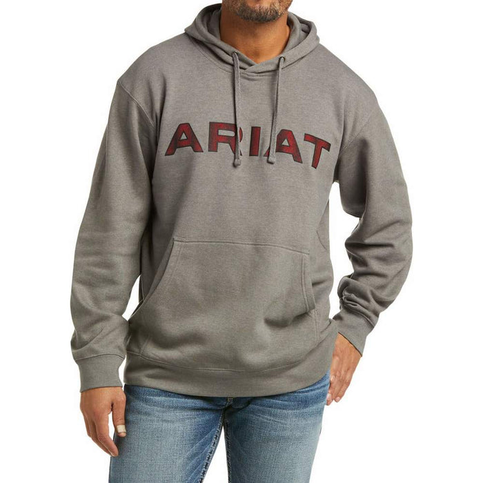 Men's Ariat Charcoal Hooded Sweatshirt