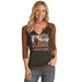 Women's Panhandle Graphic Thermal Henley