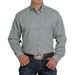 Men's Cinch Turquoise and Rust Print Shirt