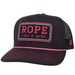 Hooey Women's Rope Like A Girl Black And Pink Cap