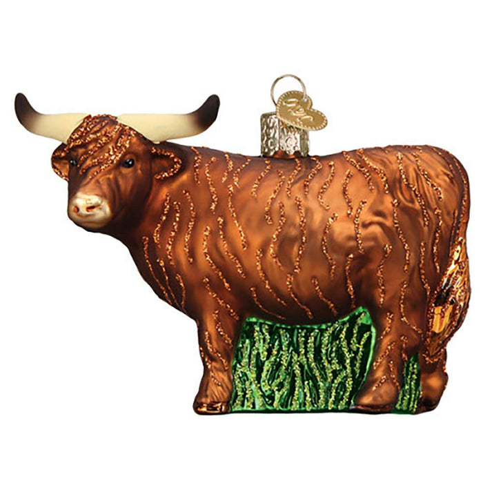 Old World Christmas Highland Cow Ornament