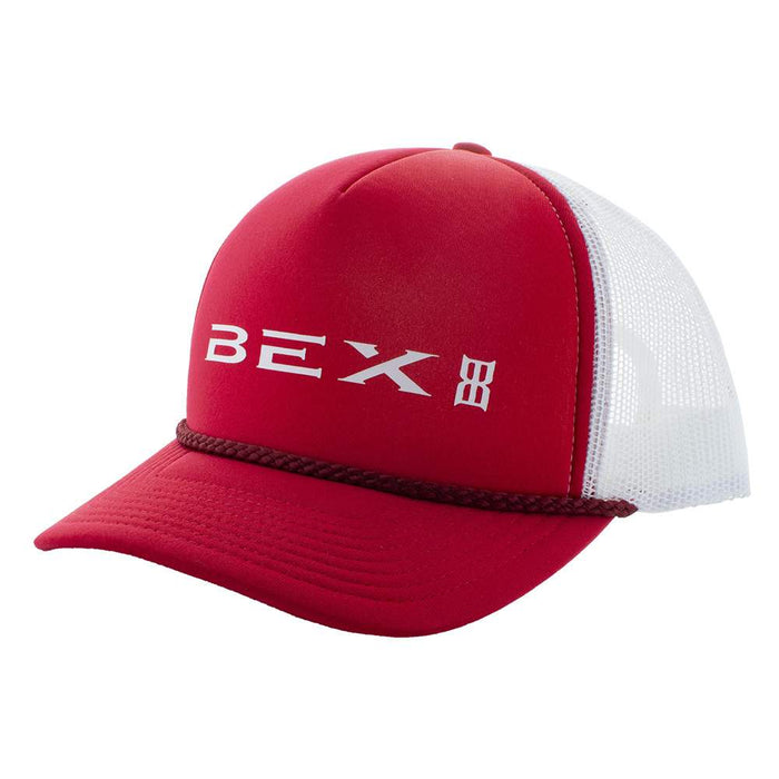 BEX Red and White Adjustable Cap