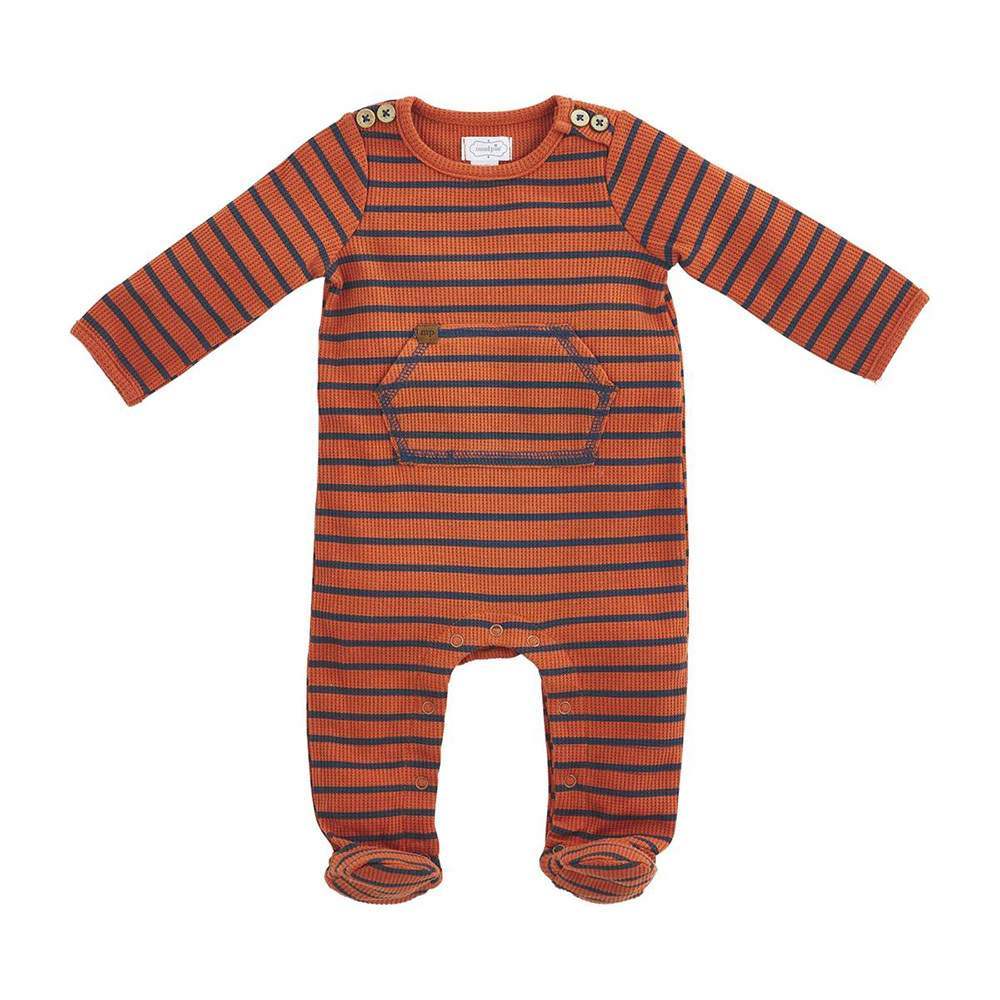 Mud Pie Navy/Rust Stripe Sleeper