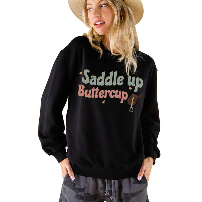 Women's Saddle Up Buttercup Pullover