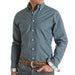 Men's Panhandle Rough Stock Caribbean Dobby Solid Button Down