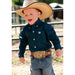 Infant Cinch Teal Solid Button-Down