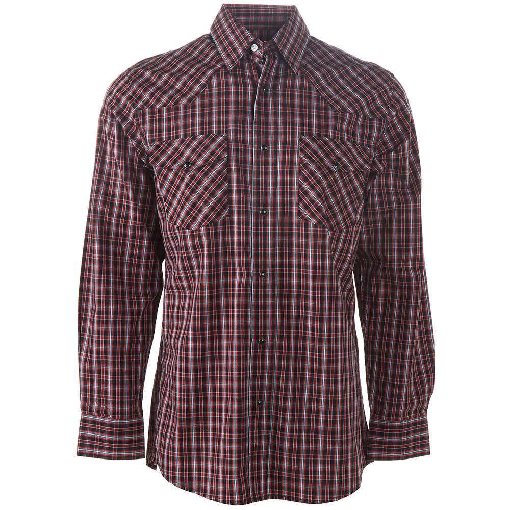 Cowboy Legend Men's Red Plaid Shirt