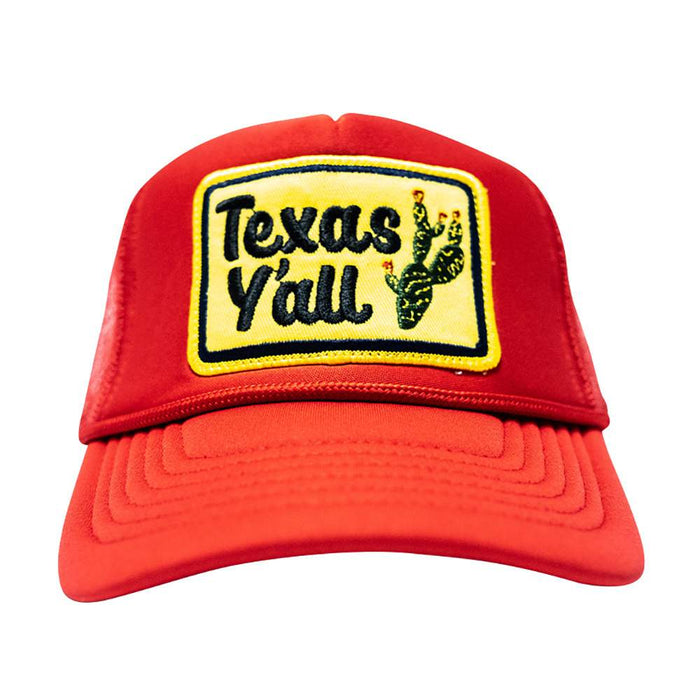 Texas Y'all Prickly Pear Red Cap